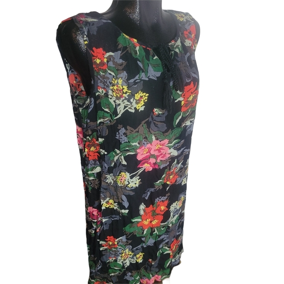 La Classe Couture Floral Sleeveless Dress L - Picture 3 of 7